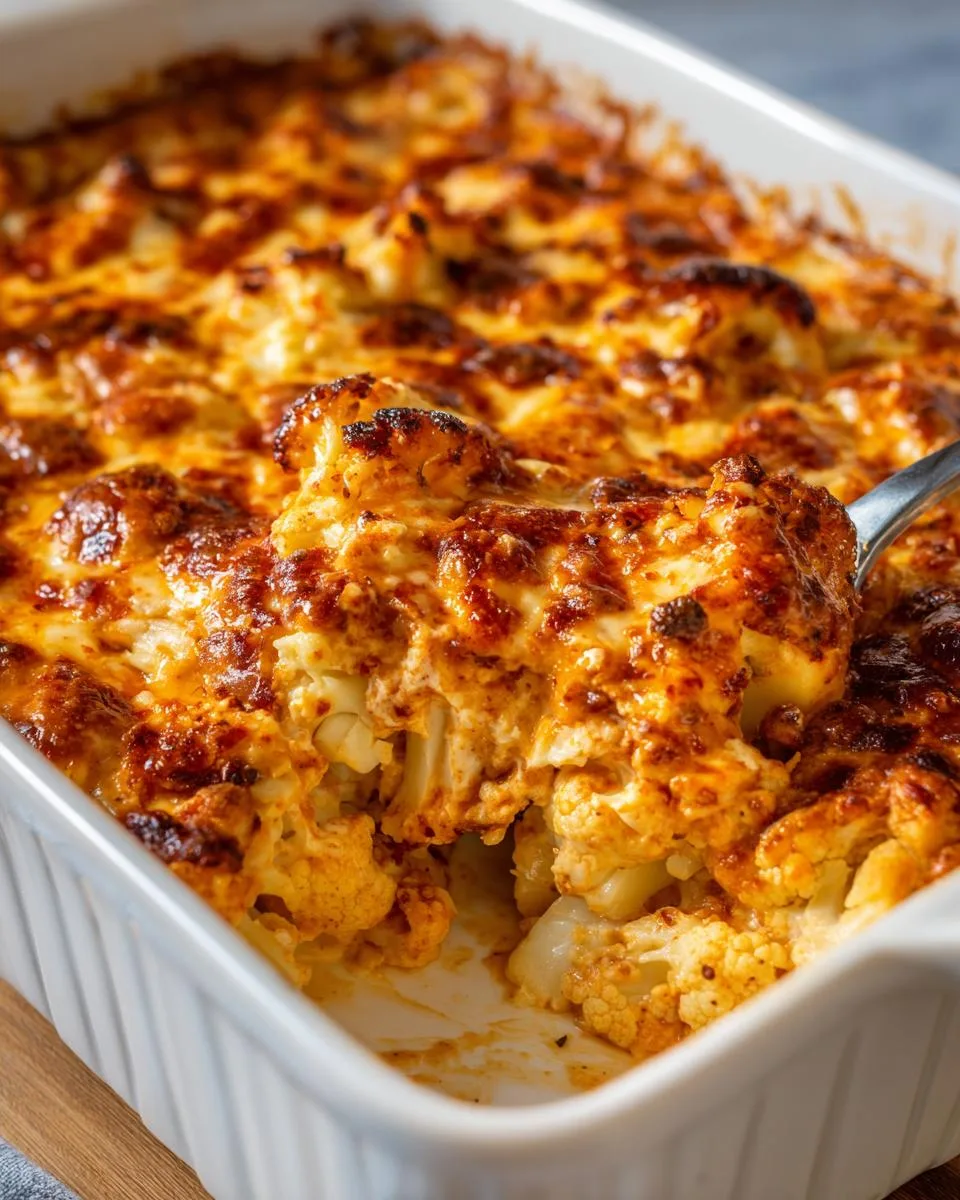 Buffalo Ranch Cauliflower Chicken Bake - detail 1