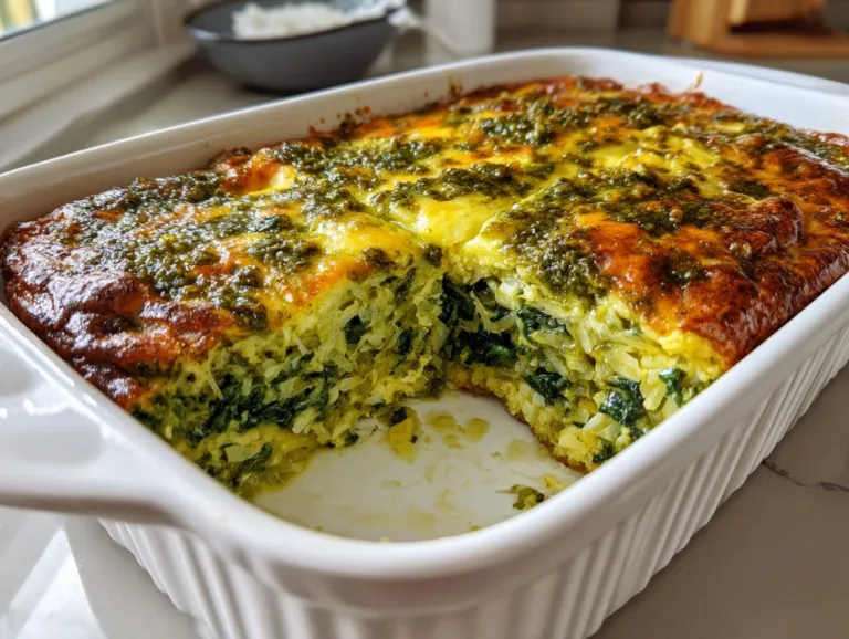 Cabbage and Spinach Casserole