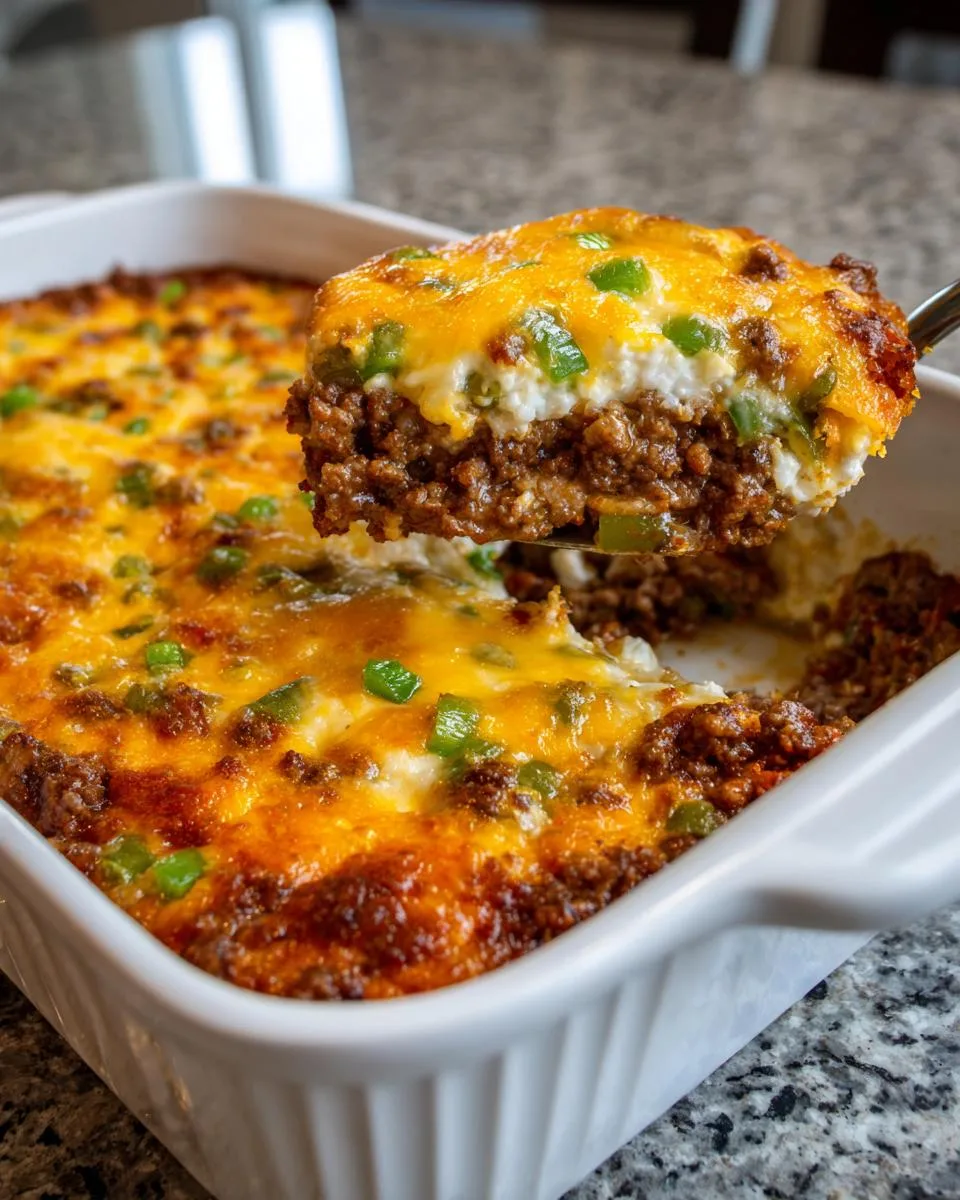 Cauliflower Ground Beef Philly Melt - detail 1