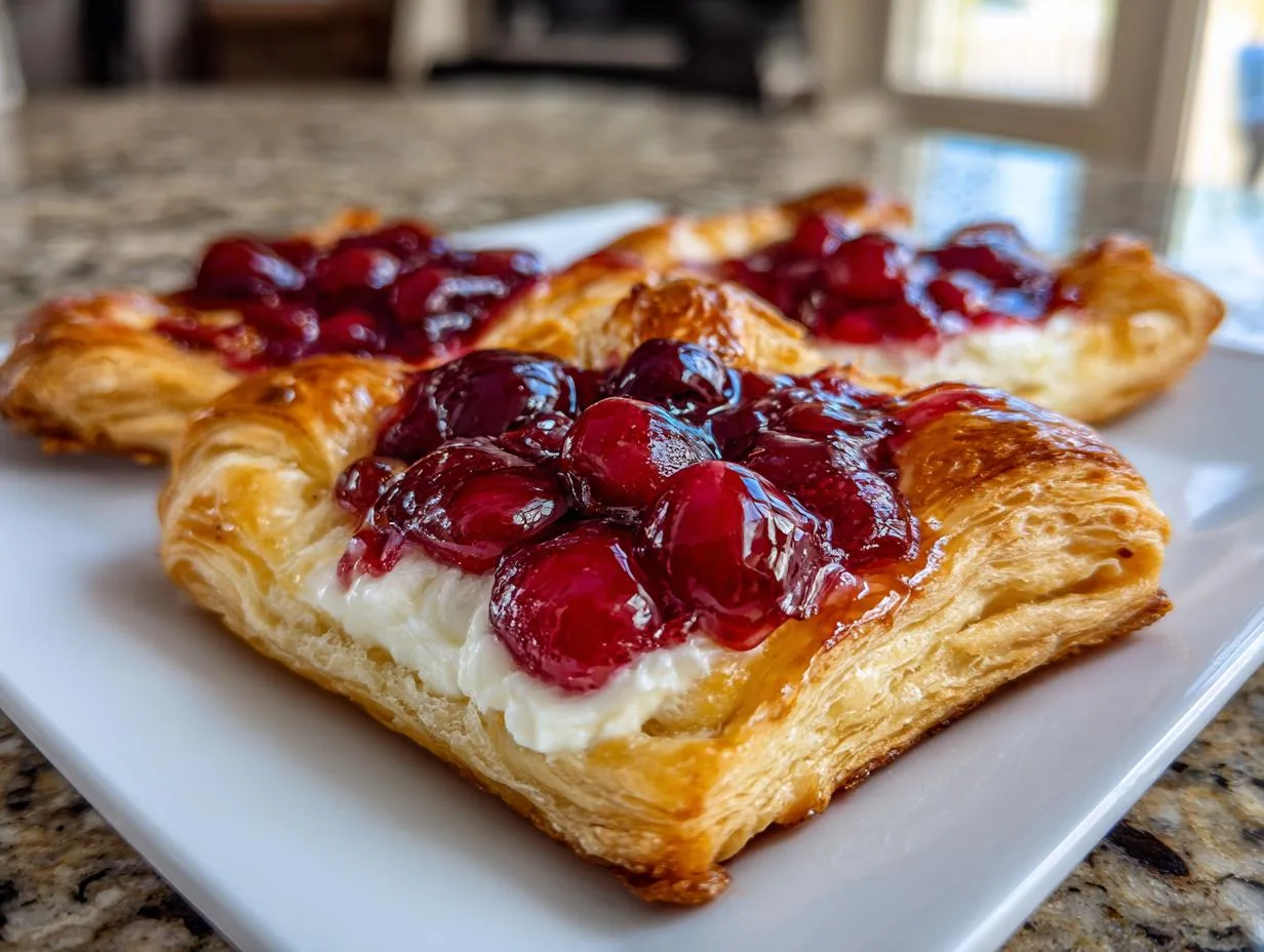Irresistible Cherry Cheese Danish Recipe in Just 40 Minutes