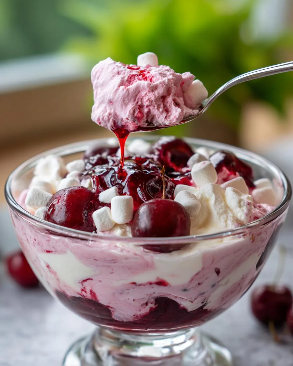 Cherry Cheesecake Fluff - detail 1