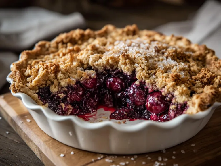 Cherry Crumble Pie Recipe