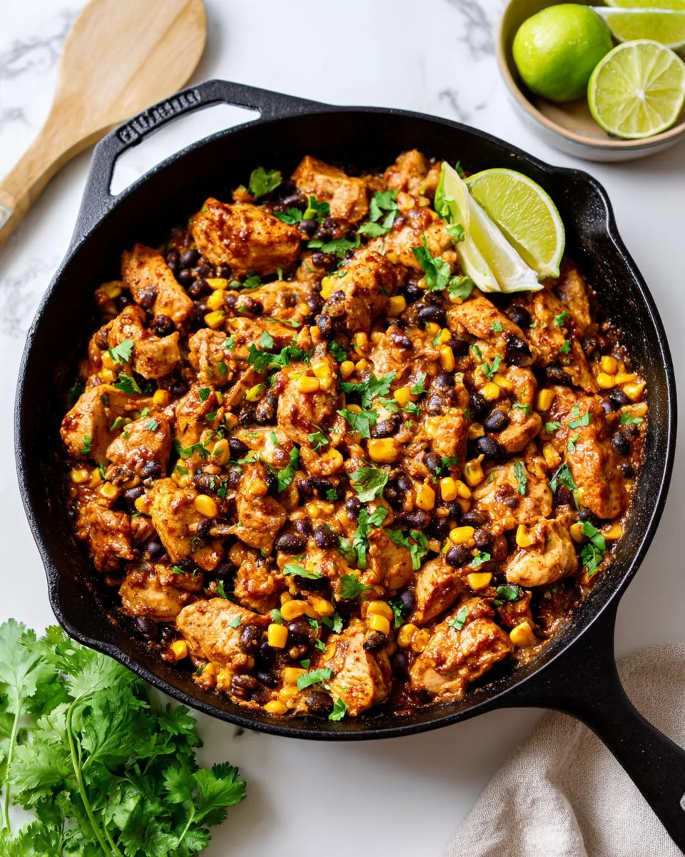 Chicken Black Bean Cottage Cheese Skillet - detail 1