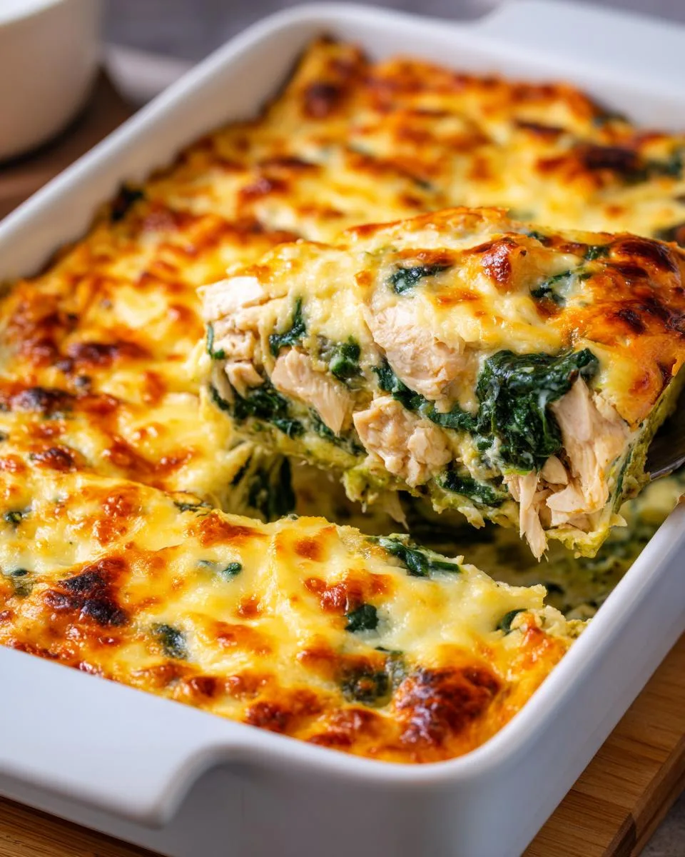 Chicken Spinach Enchilada Bake - detail 3