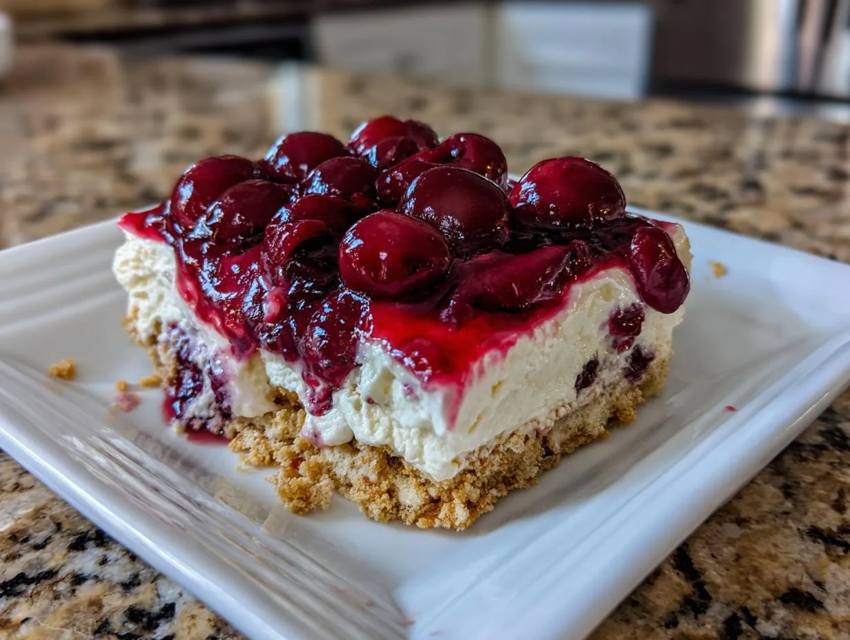 Classic Cherry Delight: 15-Minute Blissful No-Bake Dessert