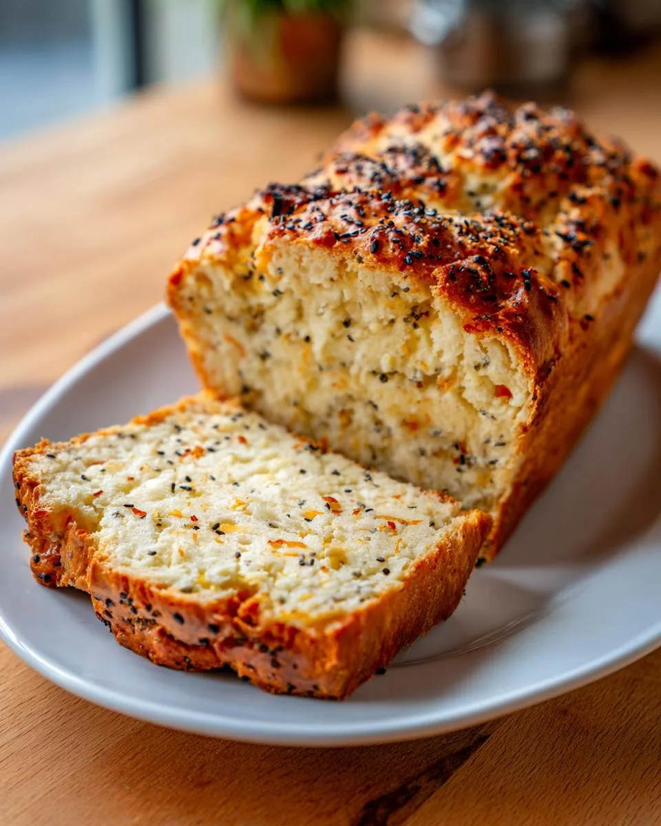 Cottage Cheese Everything Bread Loaf - detail 1