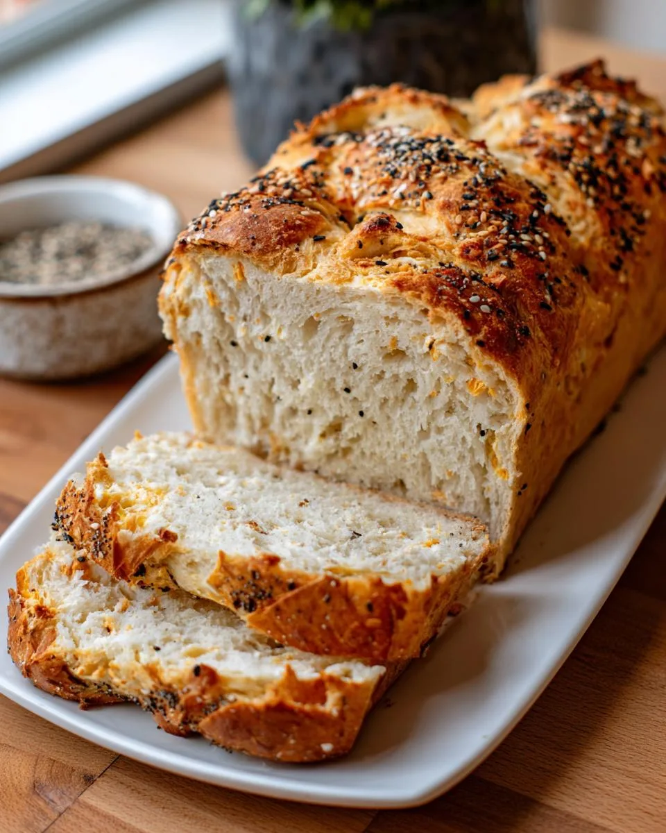 Cottage Cheese Everything Bread Loaf - detail 2
