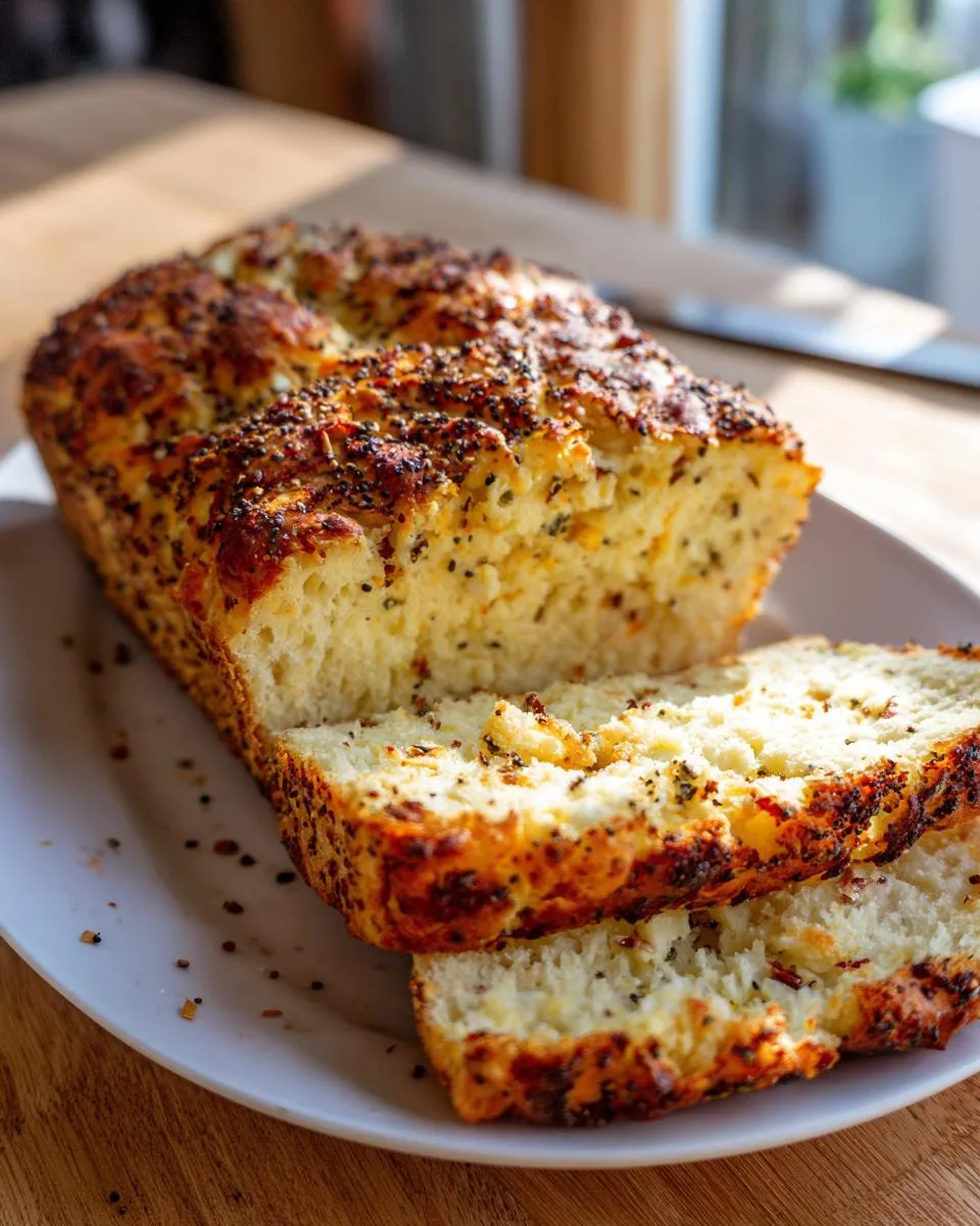 Cottage Cheese Everything Bread Loaf - detail 3