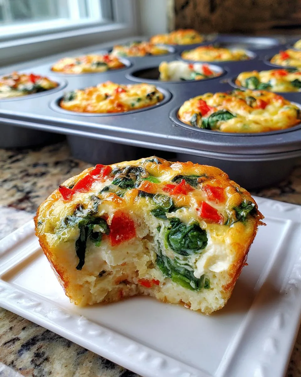 Cottage Cheese Mozzarella Egg Cups - detail 1