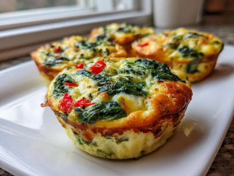 Cottage Cheese Mozzarella Egg Cups