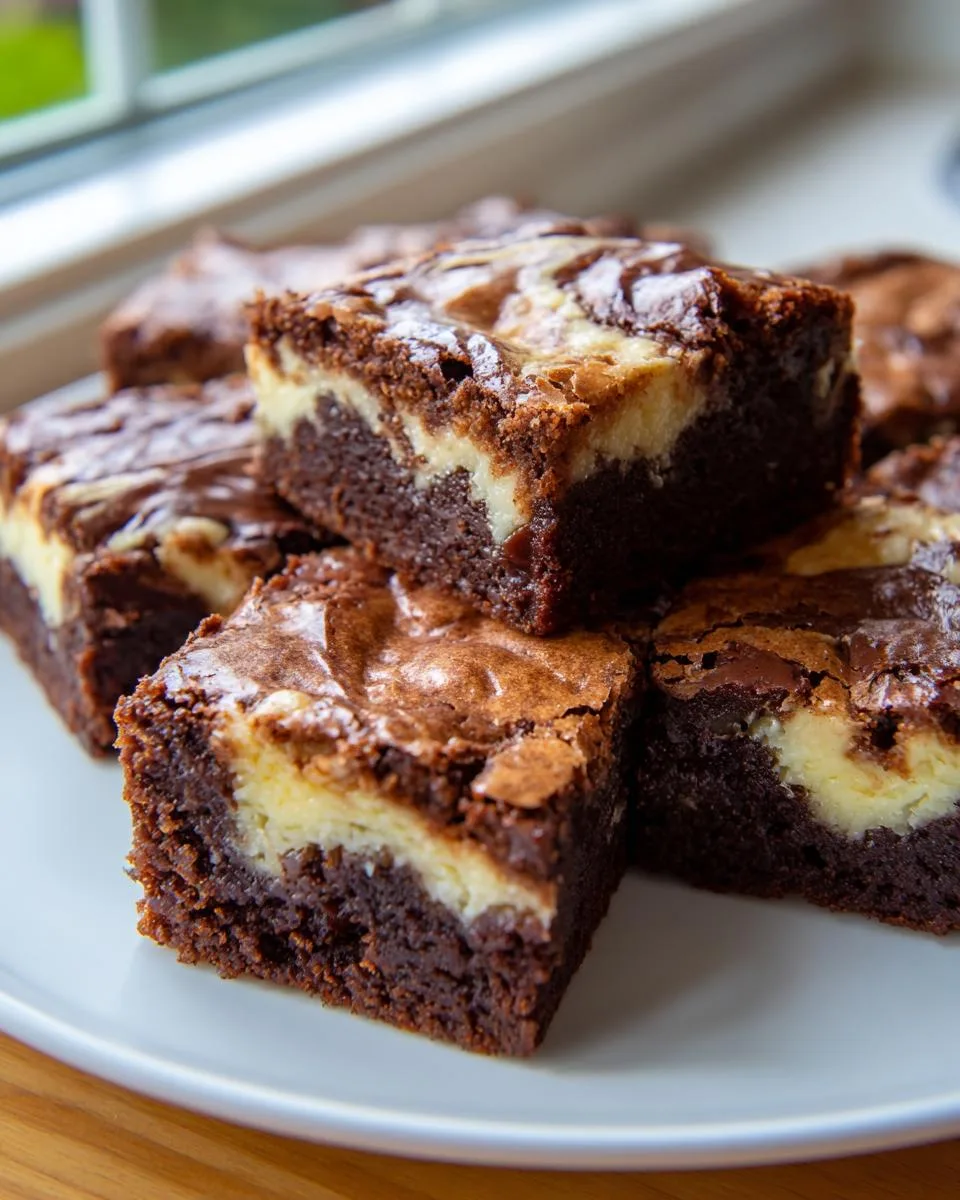 Cottage Cheese Vanilla Swirl Brookie Squares - detail 3