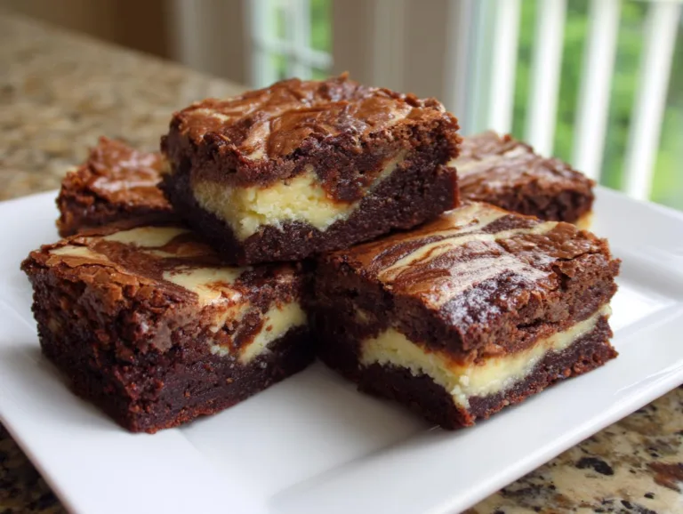 Cottage Cheese Vanilla Swirl Brookie Squares