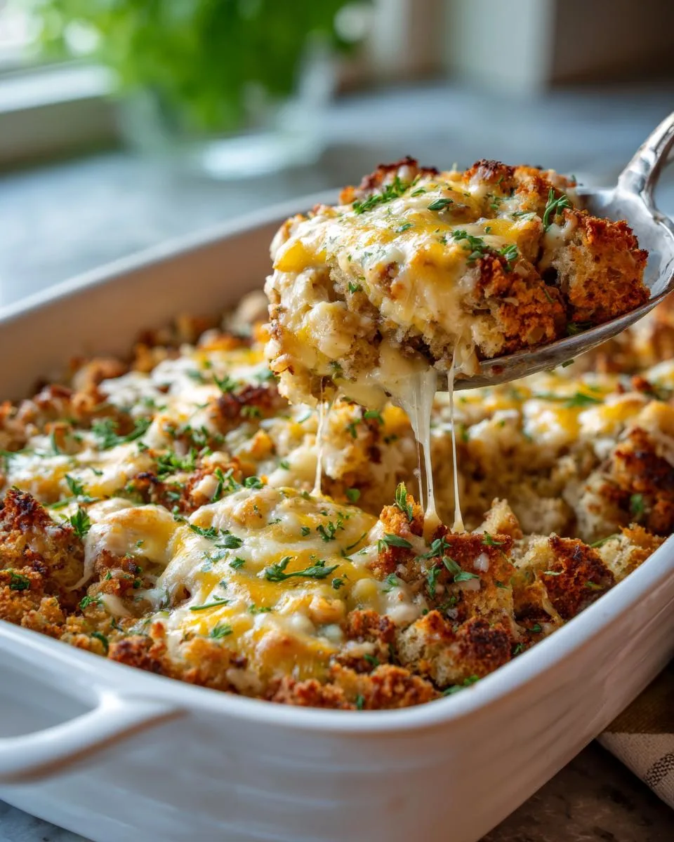 Cowboy Chicken Stuffing Casserole - detail 1