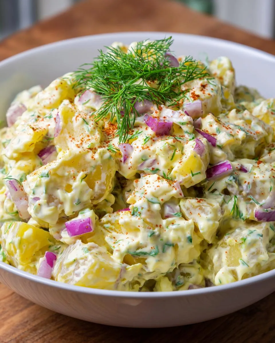 Creamy Deviled Egg Potato Salad - detail 2