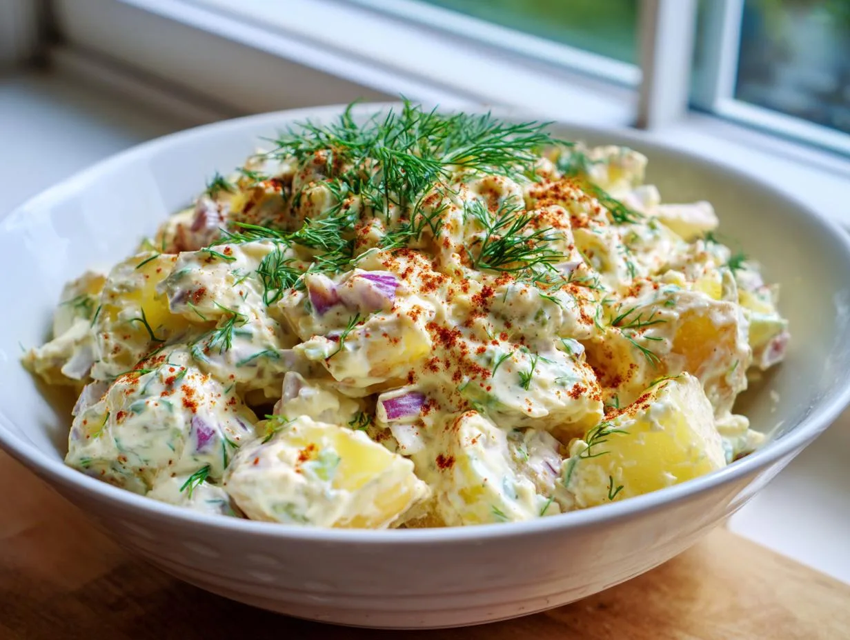 Creamy Deviled Egg Potato Salad That Steals Every Cookout
