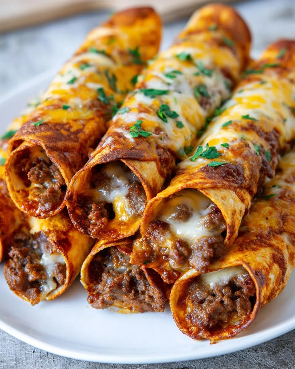 Crispy Cheesy Beef Taquitos Recipe - detail 1