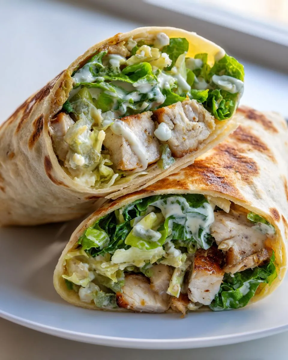 Dill Pickle Ranch Smash Chicken Wraps - detail 3