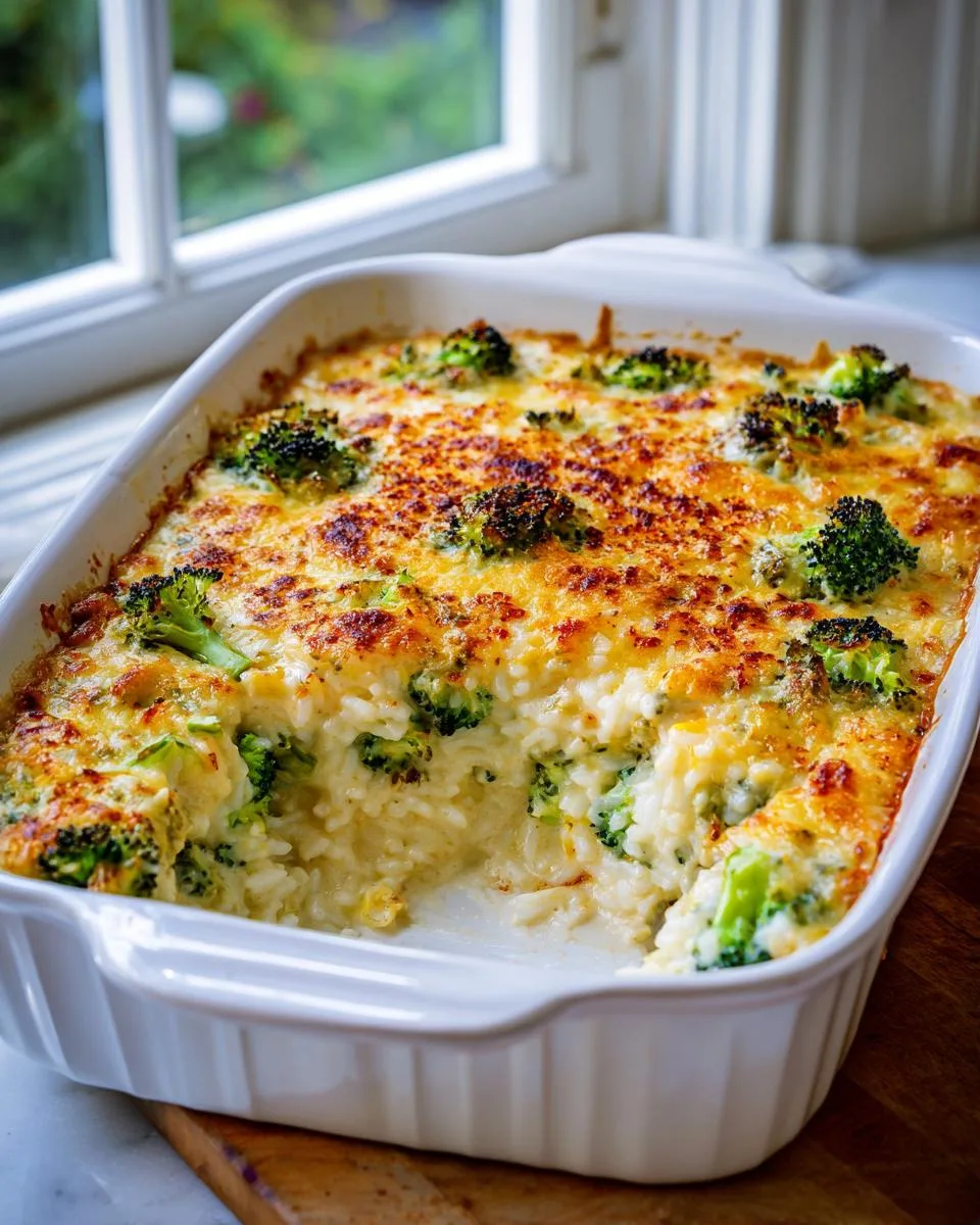 Easter Broccoli Rice Casserole Bake - detail 2
