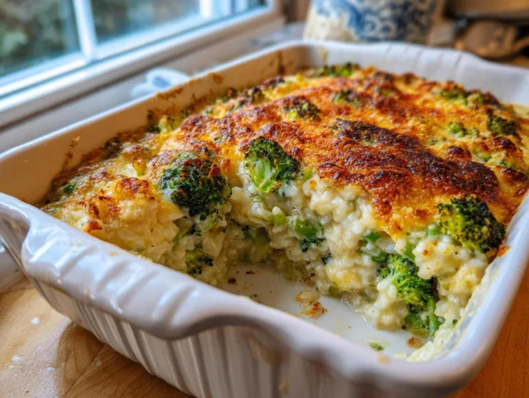 Easter Broccoli Rice Casserole Bake