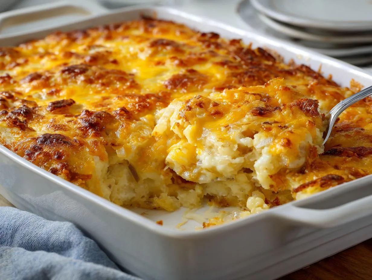 Irresistible 30-Minute Easter Hash Brown Potato Casserole