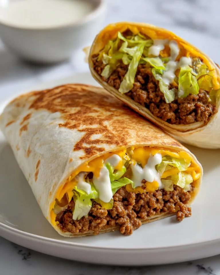 Easy Big Mac Wrap Recipe