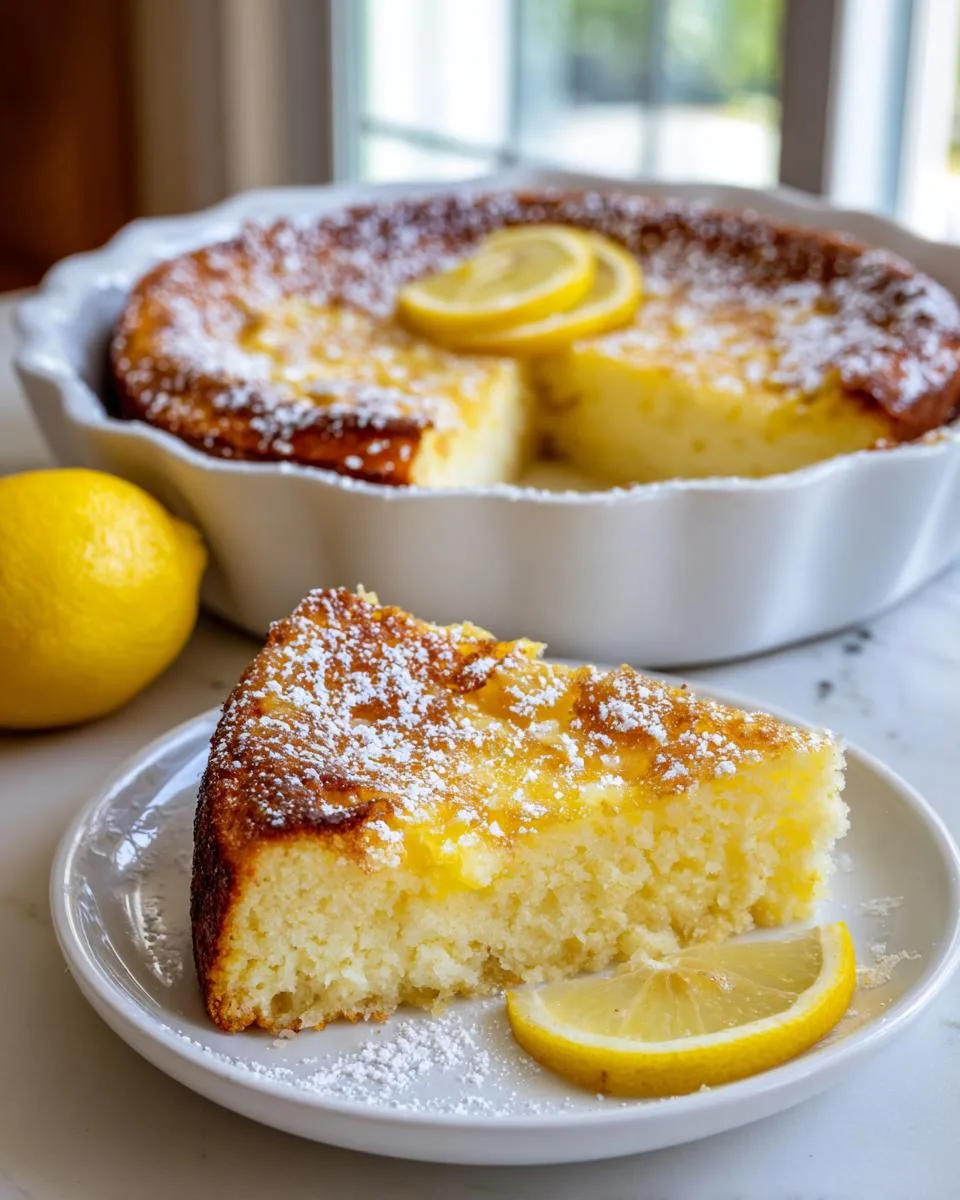 Flourless Lemon Greek Yogurt Cake - detail 1