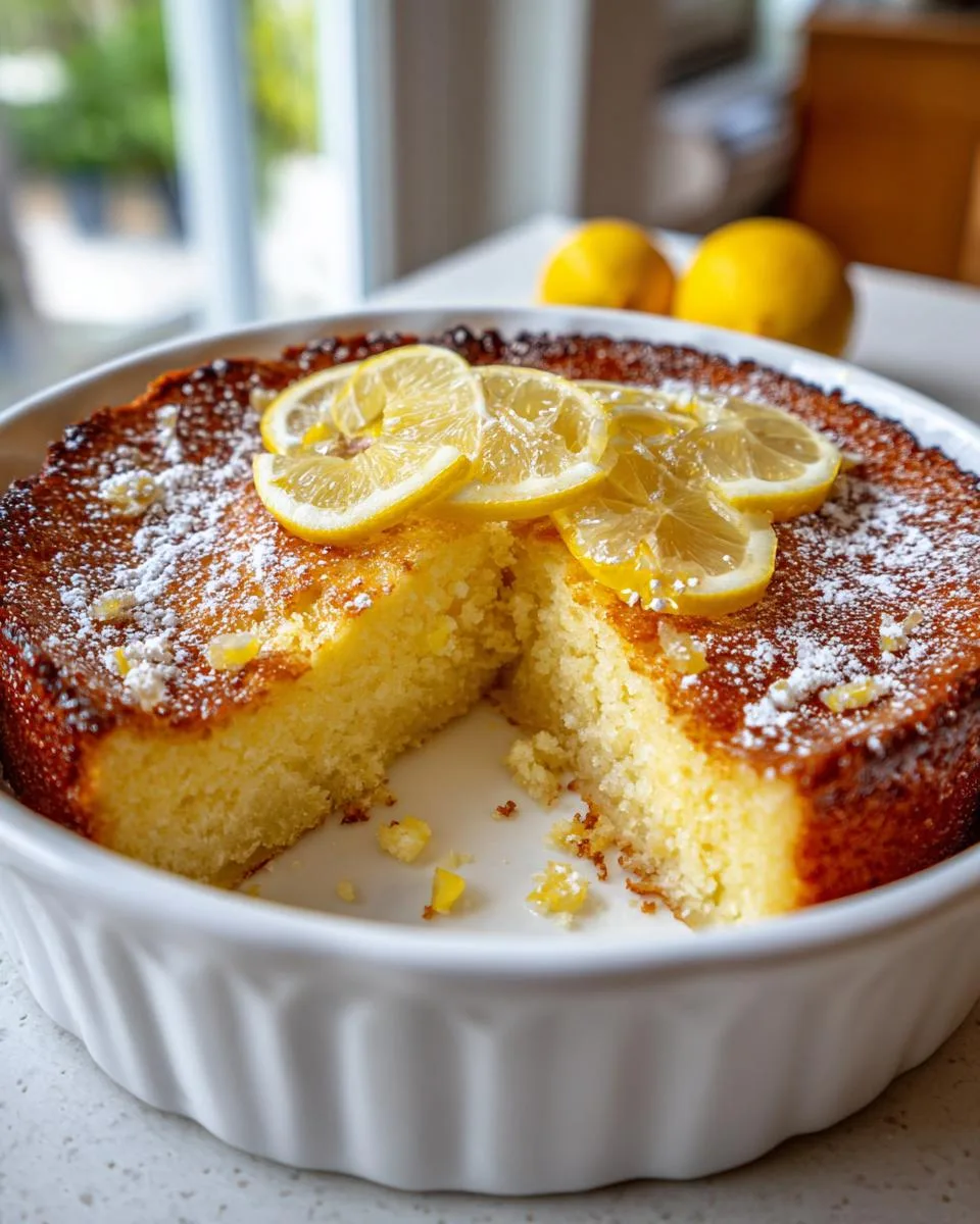 Irresistible Flourless Lemon Greek Yogurt Cake in 40 Minutes