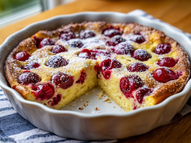 French Cherry Clafoutis Recipe
