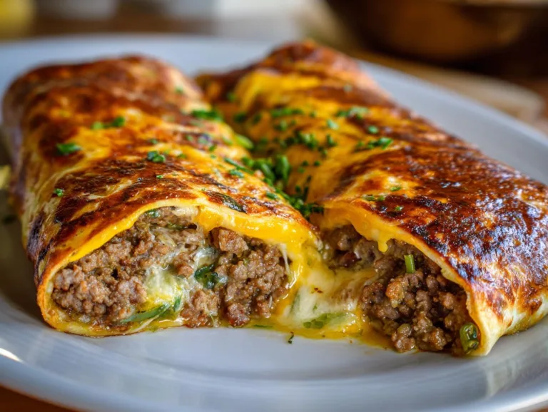 Garlic Butter Beef Cheeseburger