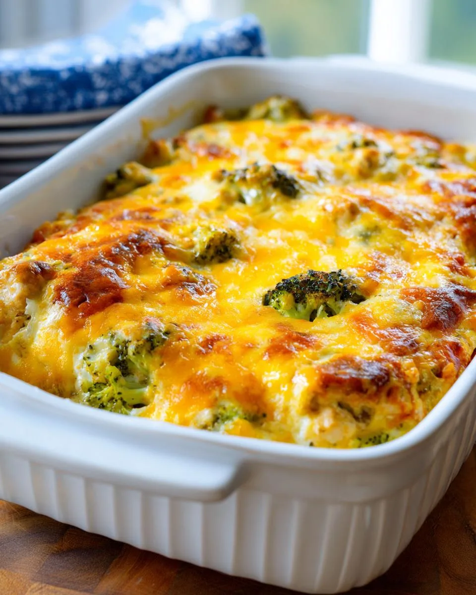 Ground Chicken Broccoli Cottage Cheese Bake - detail 2