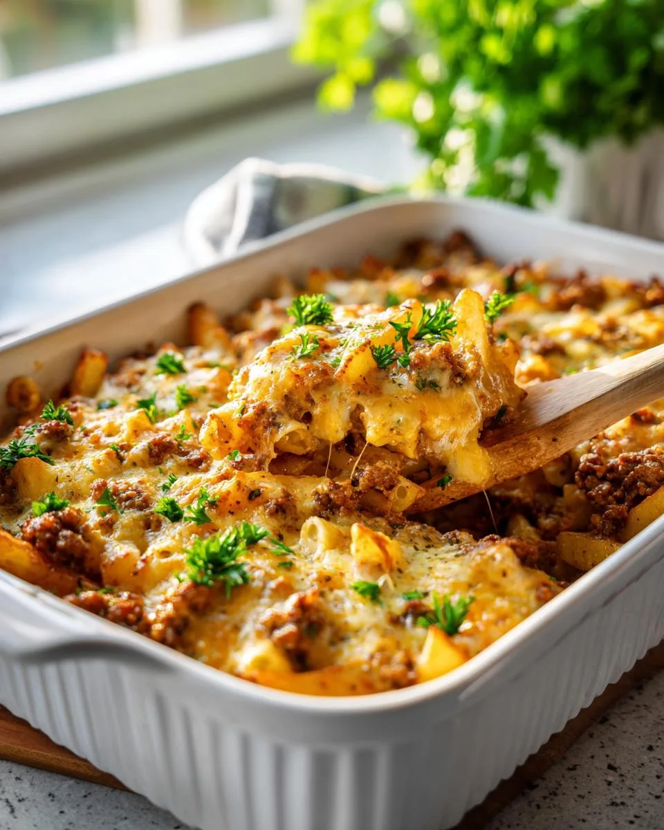 High Protein Creamy Beef Pasta - detail 3