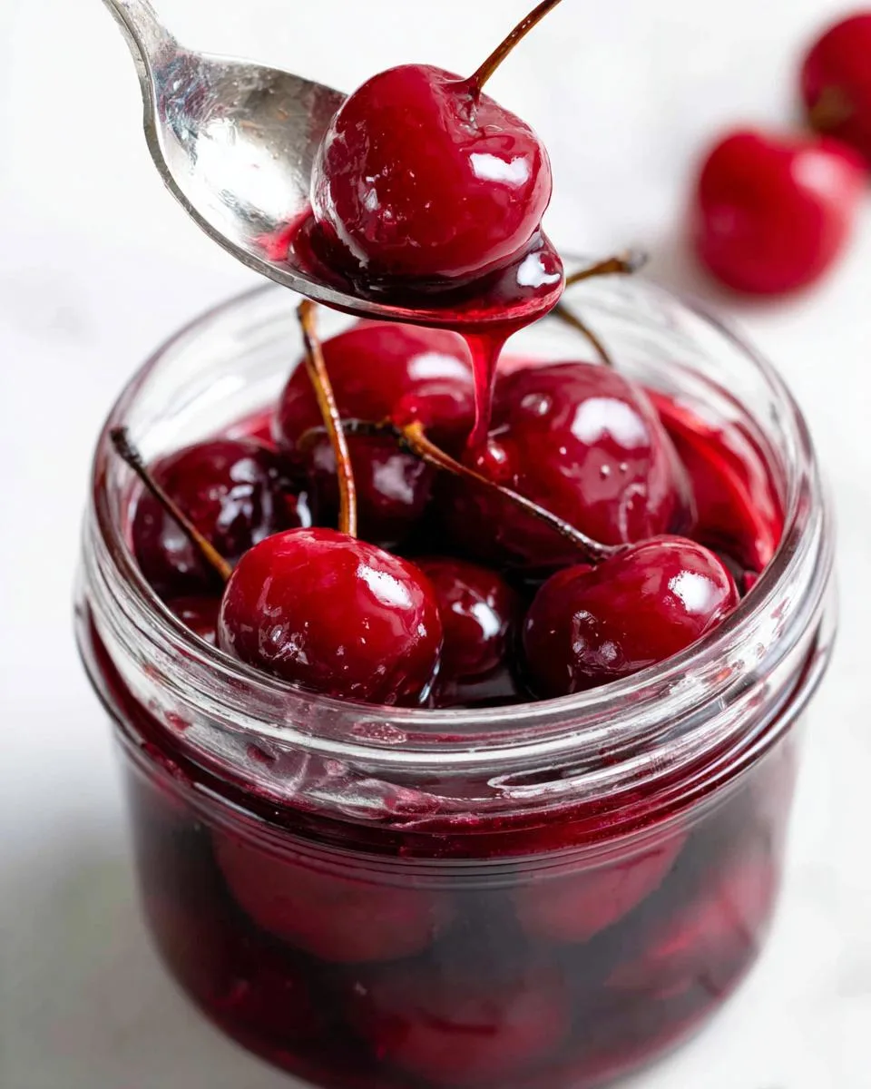 Homemade Maraschino Cherries - detail 2