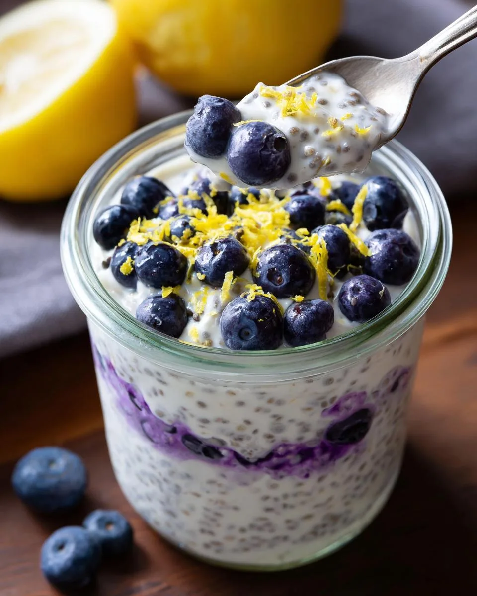 Lemon Blueberry Chia Parfait - detail 1
