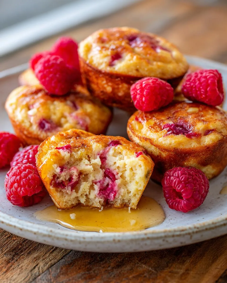 Lemon Raspberry Cottage Cheese Pancake Bites - detail 2