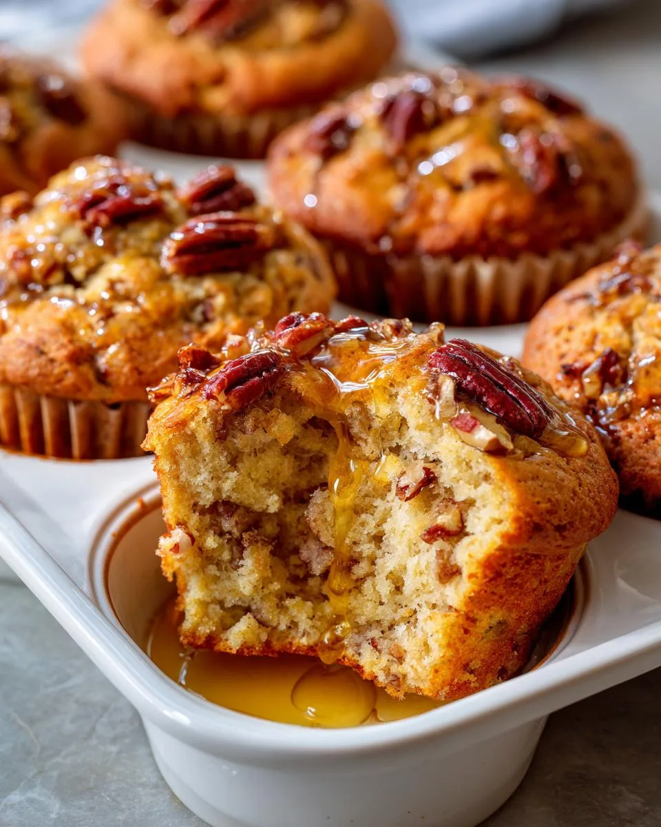 Maple Pecan Oatmeal Muffins - detail 2