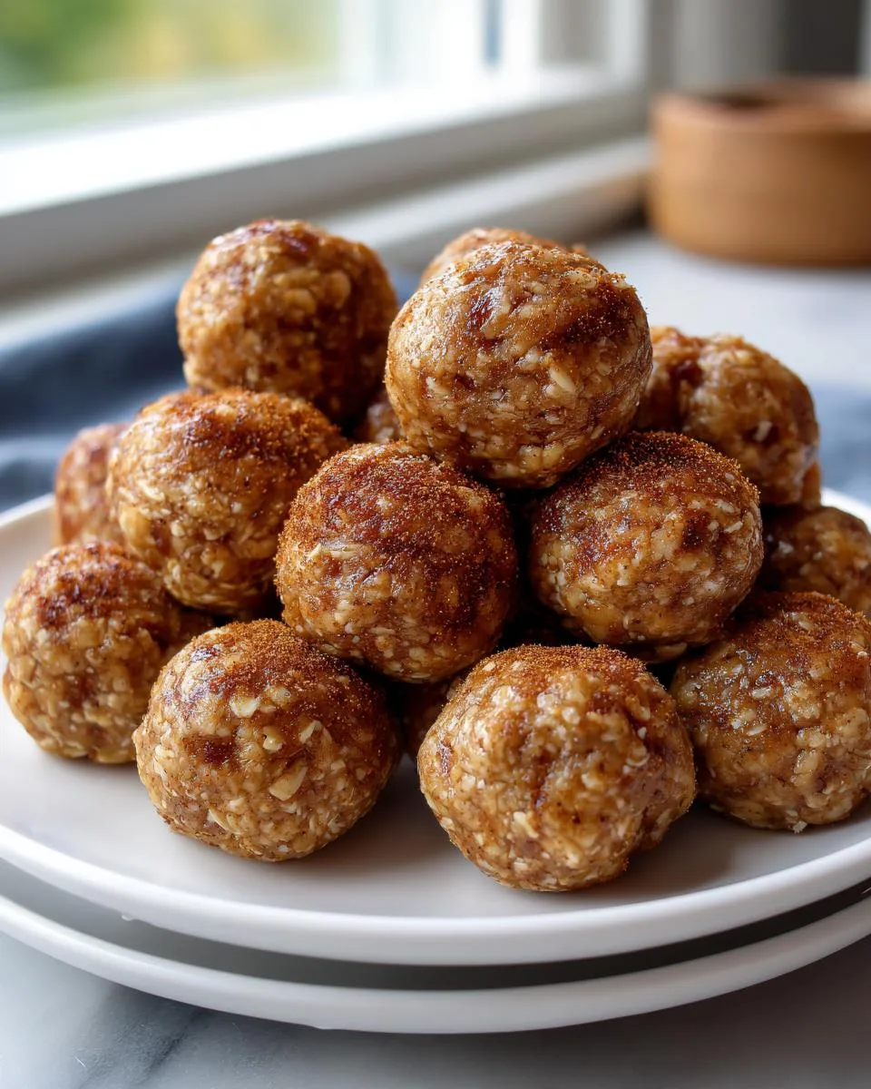 No-Bake Banana Cinnamon Energy Bites - detail 2
