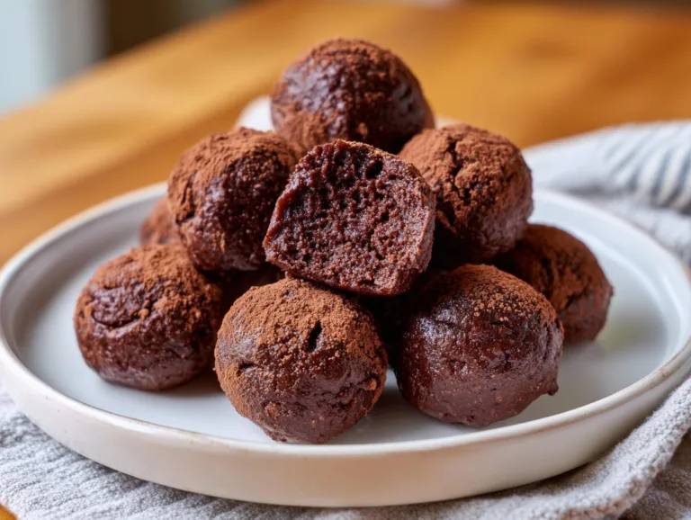 No-Bake Cottage Cheese Chocolate Bites