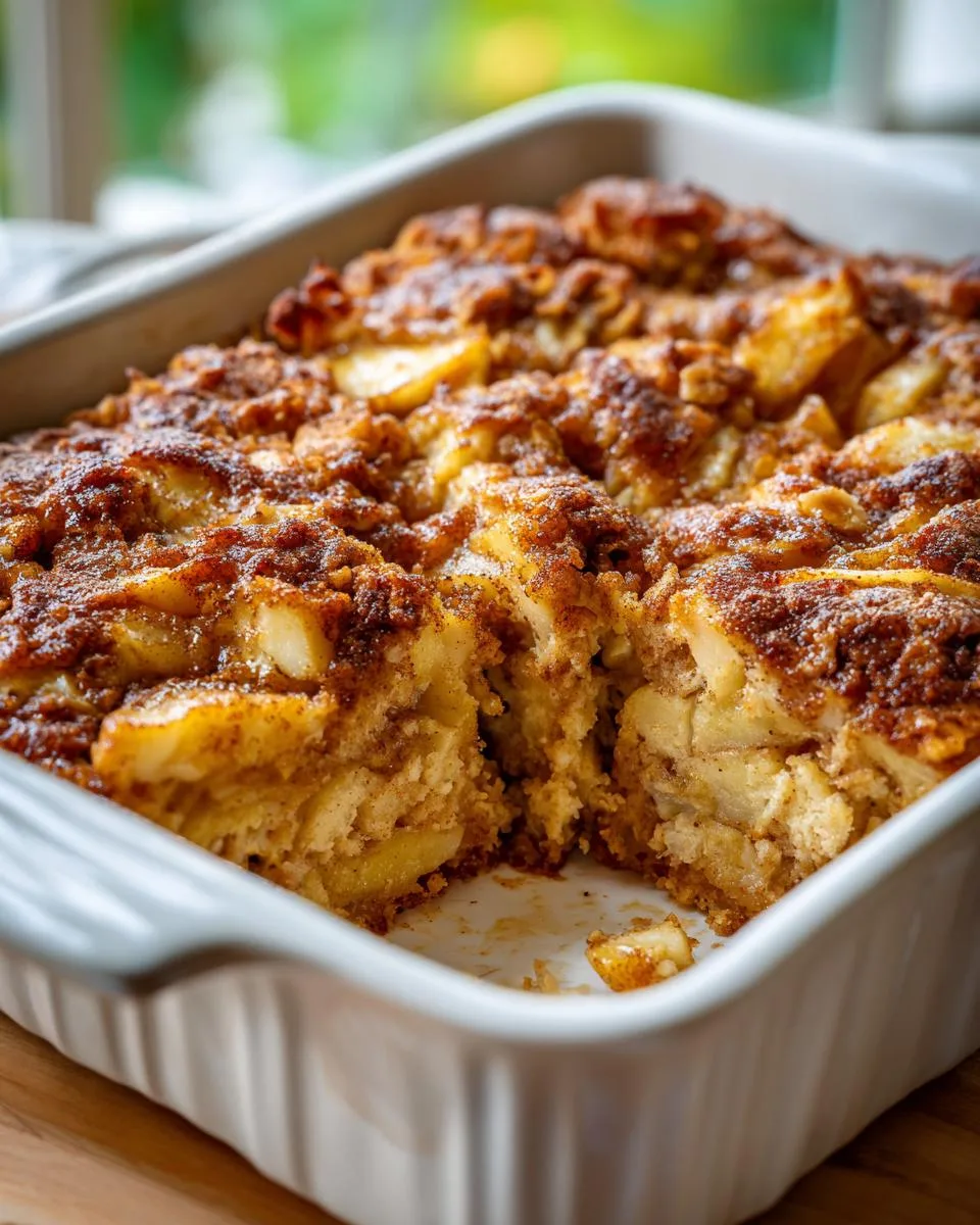 No-Flour Oatmeal Apple Cake - detail 2