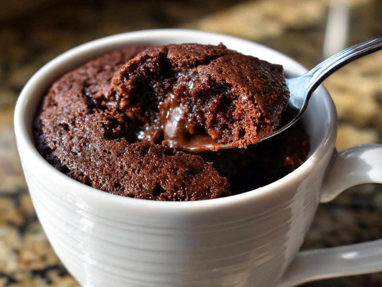 5-Minute Peanut Butter Cottage Cheese Mug Cake – Magical & Guilt-Free