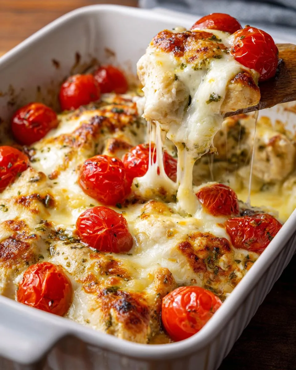 Pesto Chicken Tomato Protein Bake - detail 1
