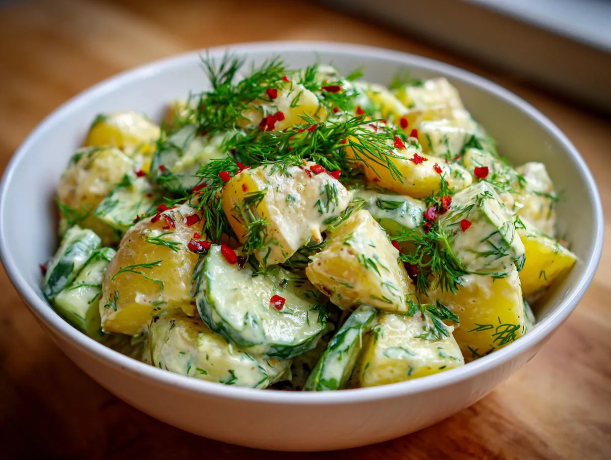 Creamy Potato Cucumber Salad Creamy Dill in Just 30 Minutes