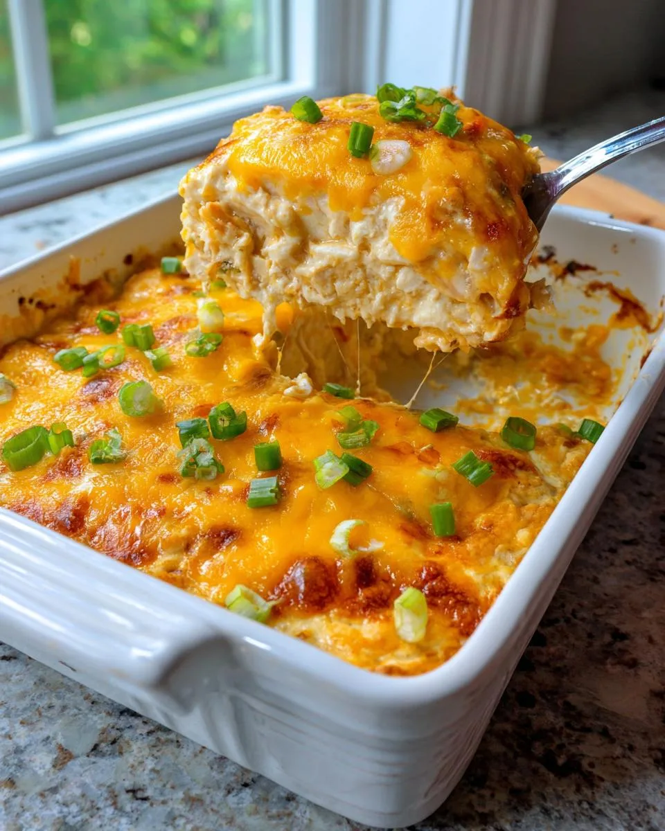 Queso Chicken Cottage Cheese Bake - detail 3