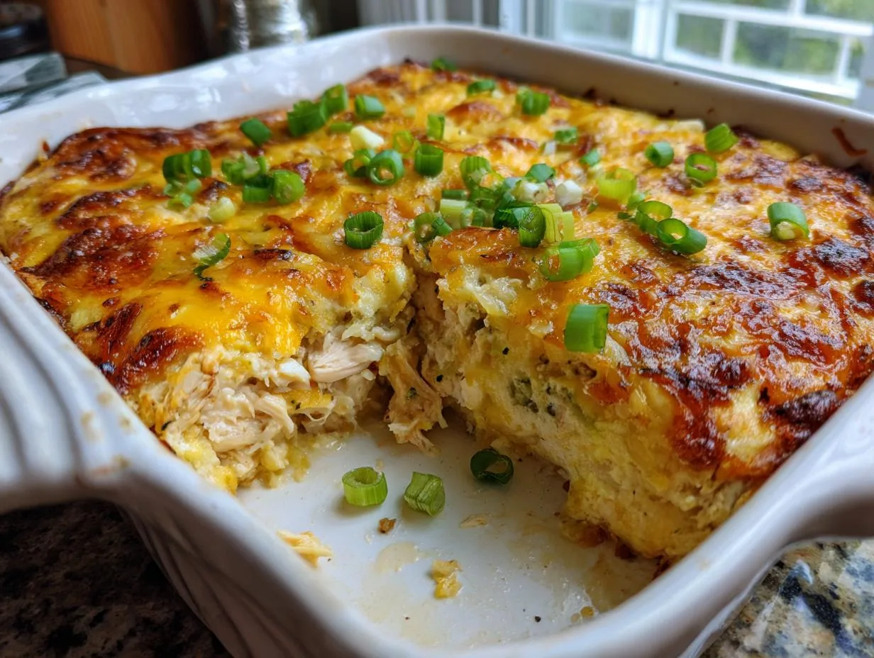 5-Star Queso Chicken Cottage Cheese Bake Will Hook Your Family