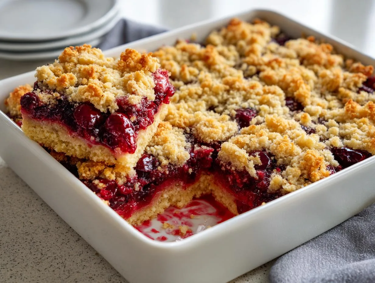 Quick Cherry Crumble Bars: 15-Minute Magic for Cherry Lovers