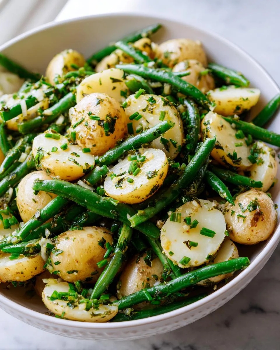 Quick Green Bean Potato Salad - detail 2