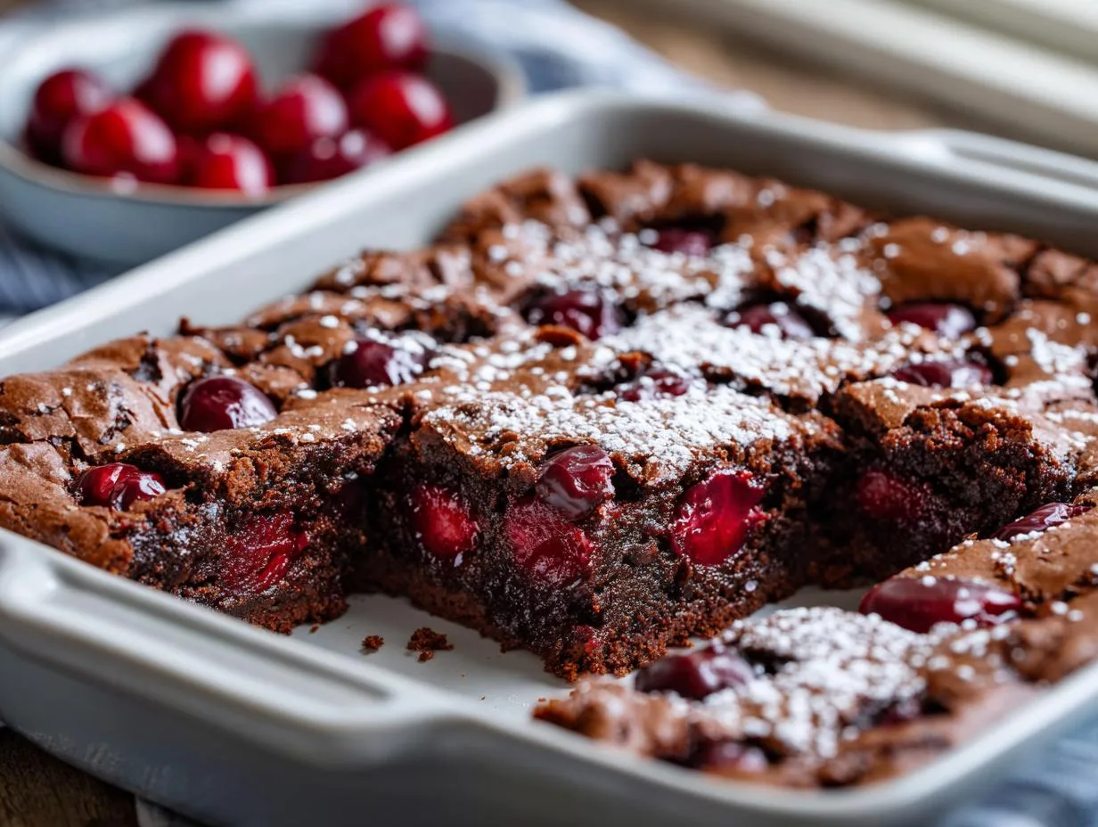 Irresistible Roasted Cherry Brownies That Wow in 45 Minutes