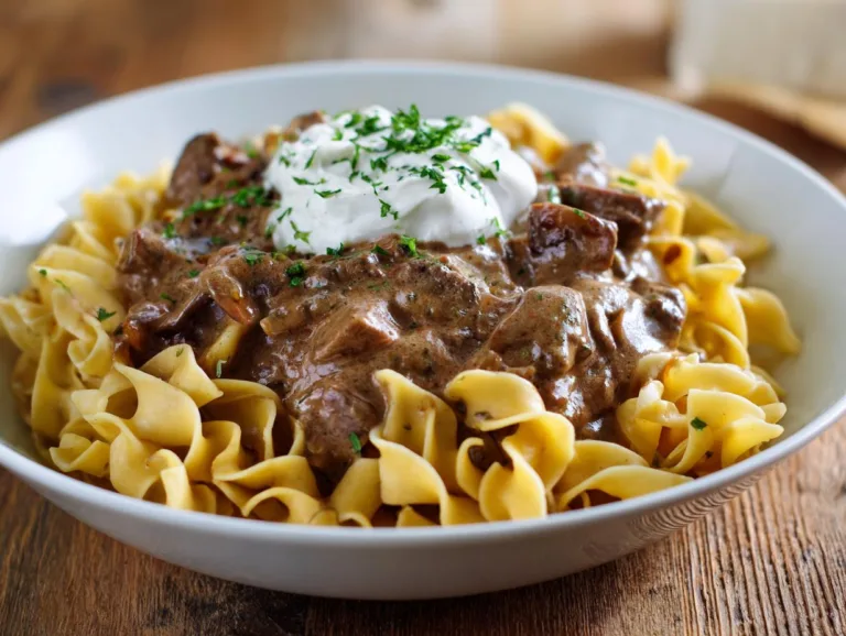Tasty Ground Beef Stroganoff