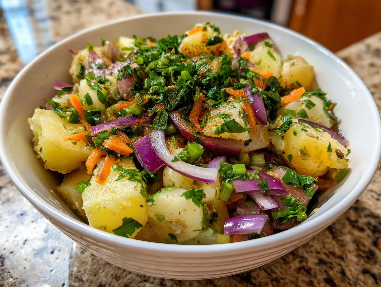 Zesty Turkish Potato Salad Recipe with 2 Secret Ingredients