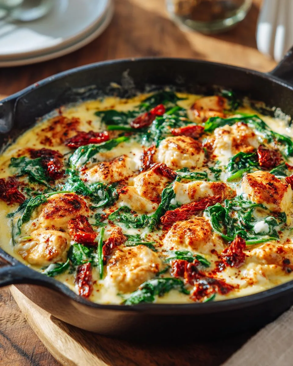 Tuscan Ground Chicken Skillet - detail 1