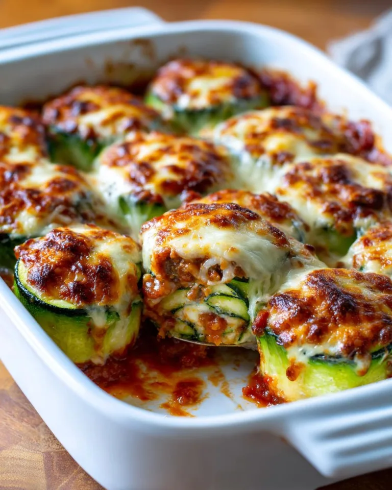 Zucchini Cottage Cheese Lasagna Cups